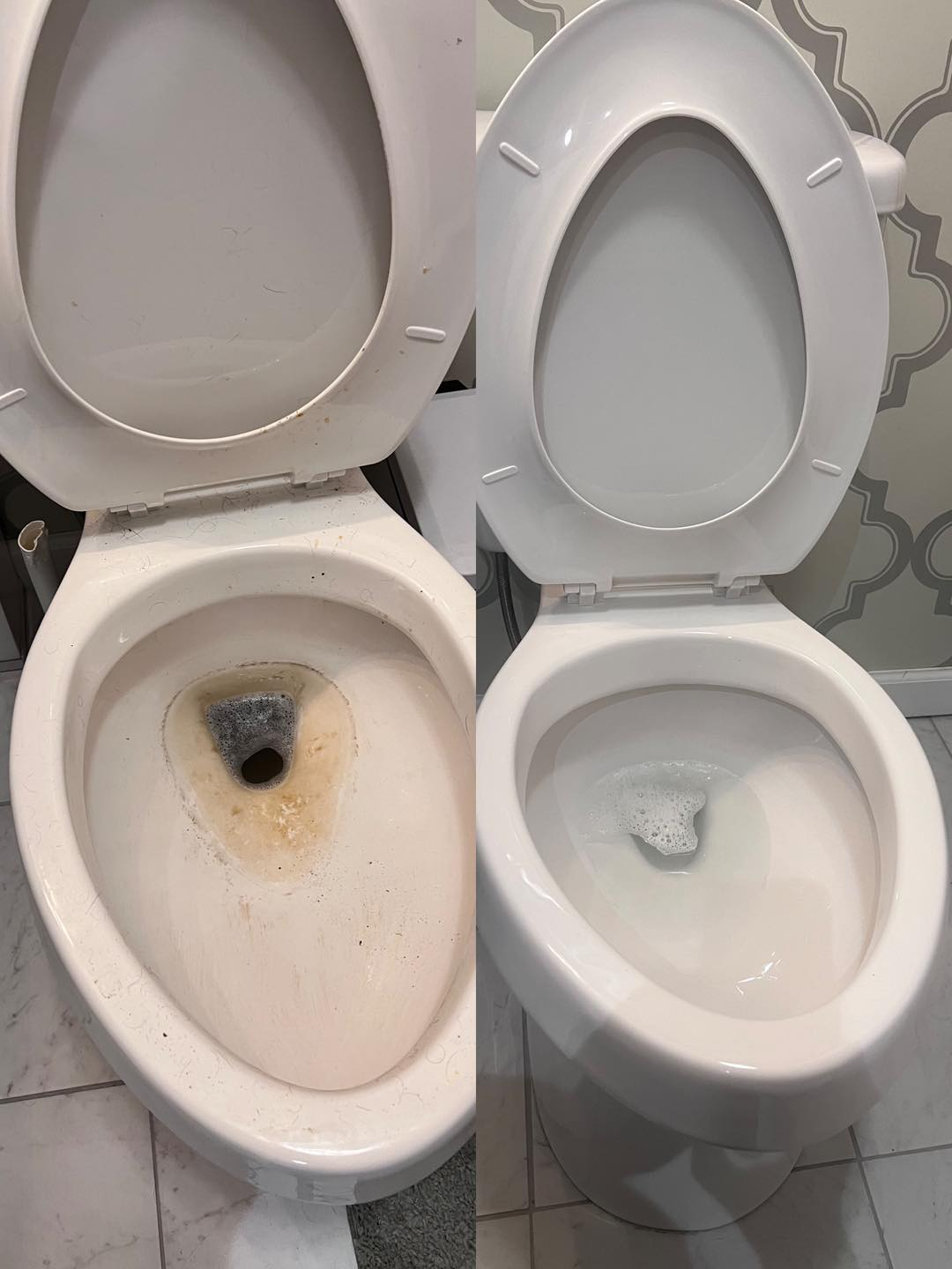 Emmaus cleaning results photo